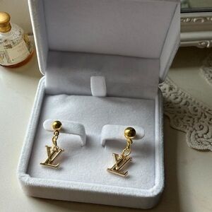 Gold Zipperpull Earrings